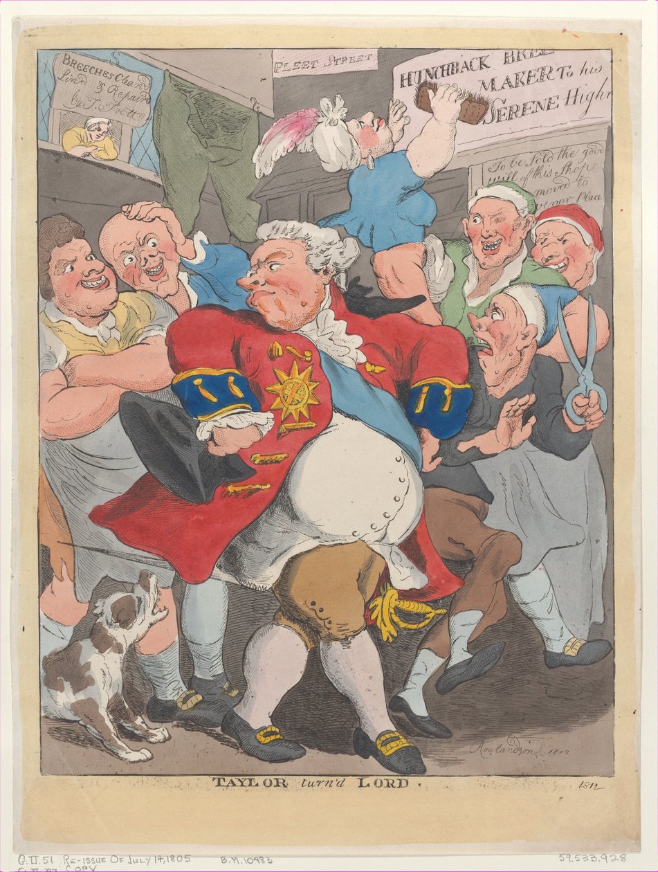 Taylor convertido en Lord, 1812 de Unbekannt