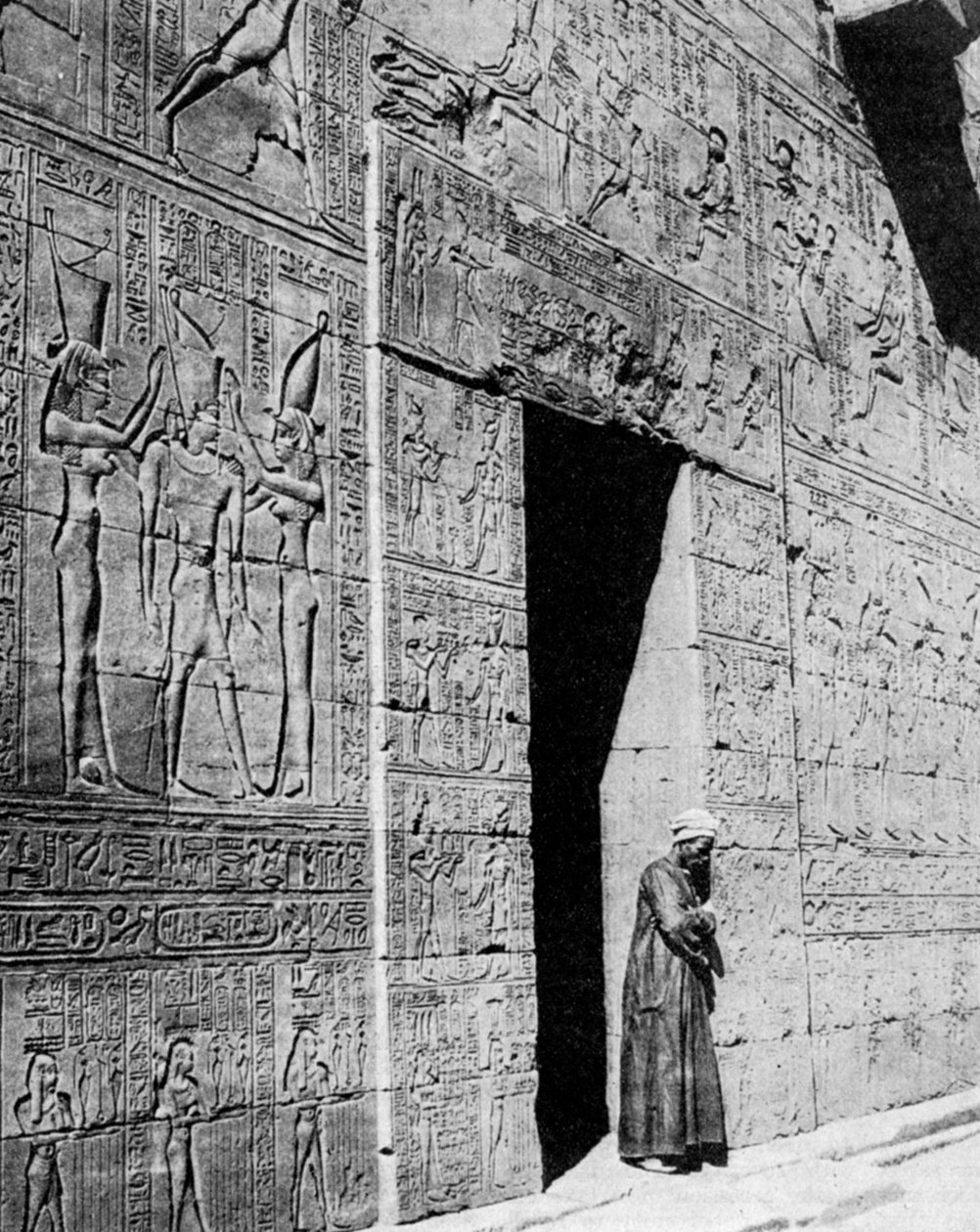 Templo de Horus, Edfu, Egipto, 1935 de Unbekannt