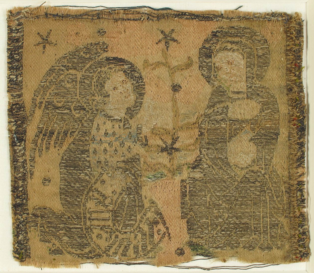 Textil con La Anunciación, italiano, siglo XIV de Unbekannt