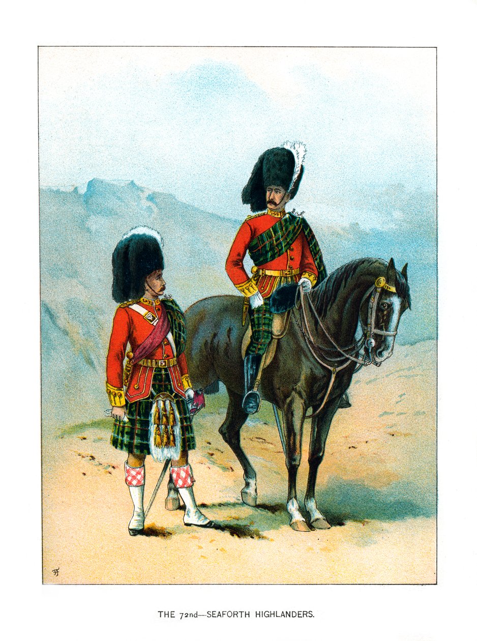 Los 72º Highlanders de Seaforth de Unbekannt