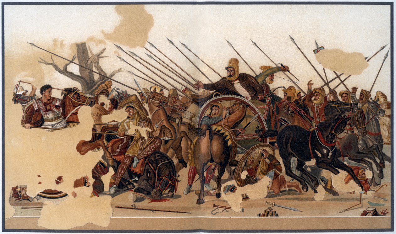 El Mosaico de Alejandro, c. 79 d.C., 1902 de Unbekannt