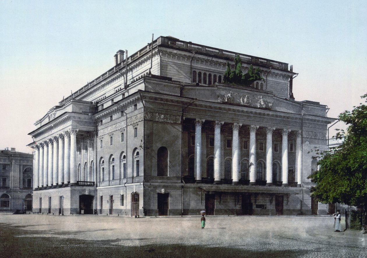 El Teatro Alexandrinsky, San Petersburgo, Rusia, c1890-c1905 de Unbekannt