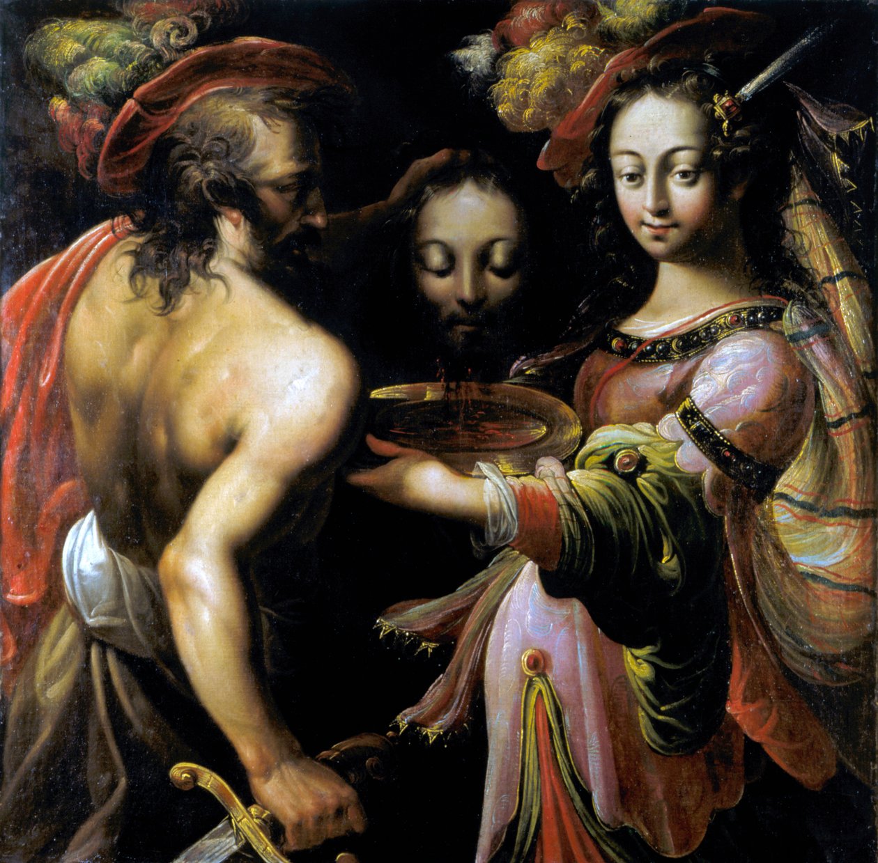 La decapitación de Juan el Bautista, c1630 de Unbekannt
