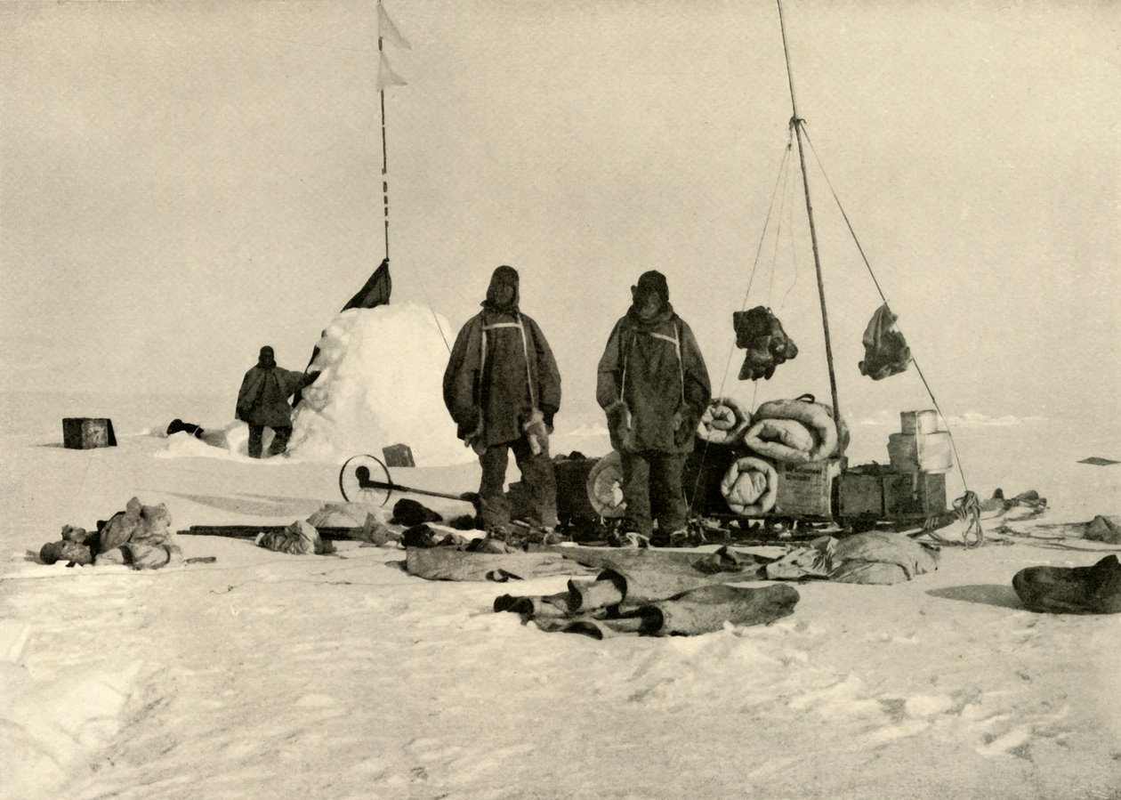 El depósito Bluff, febrero de 1909 de Unbekannt