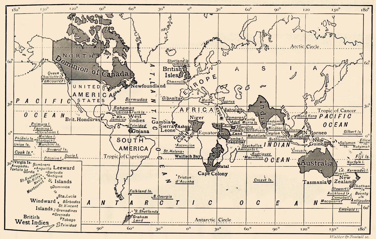 El Imperio Británico, 1897 de Unbekannt