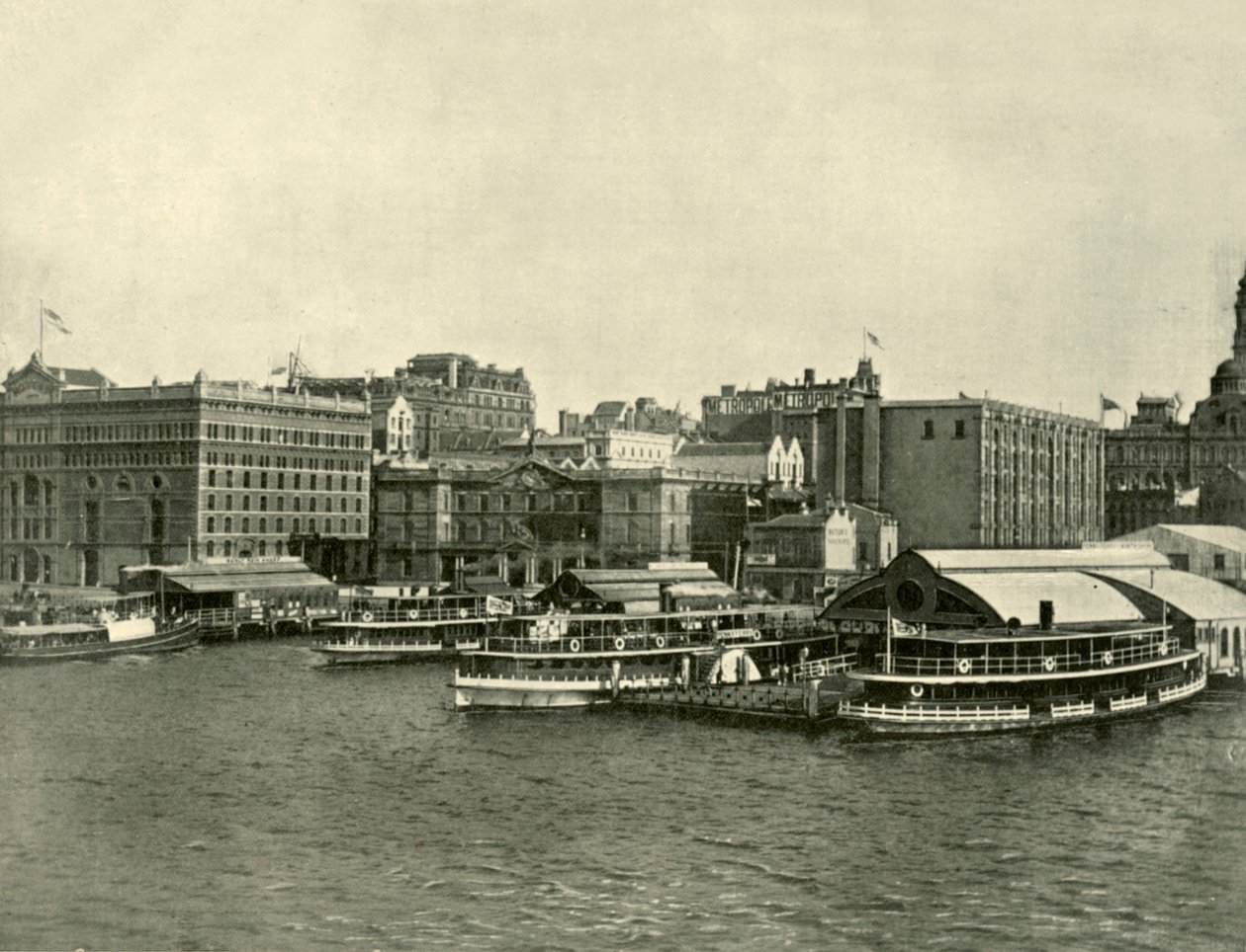 Circular Quay, Sídney, 1901 de Unbekannt