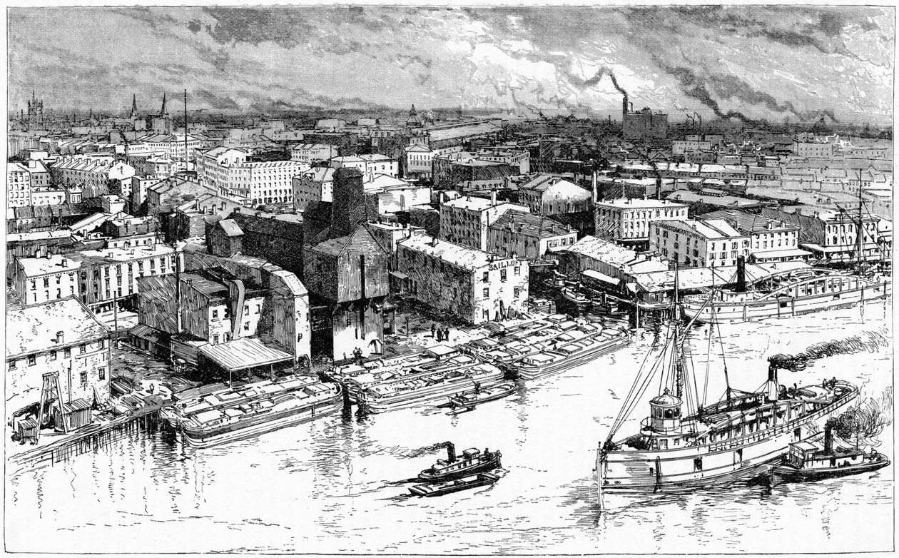 La Ciudad de Buffalo, siglo XIX de Unbekannt