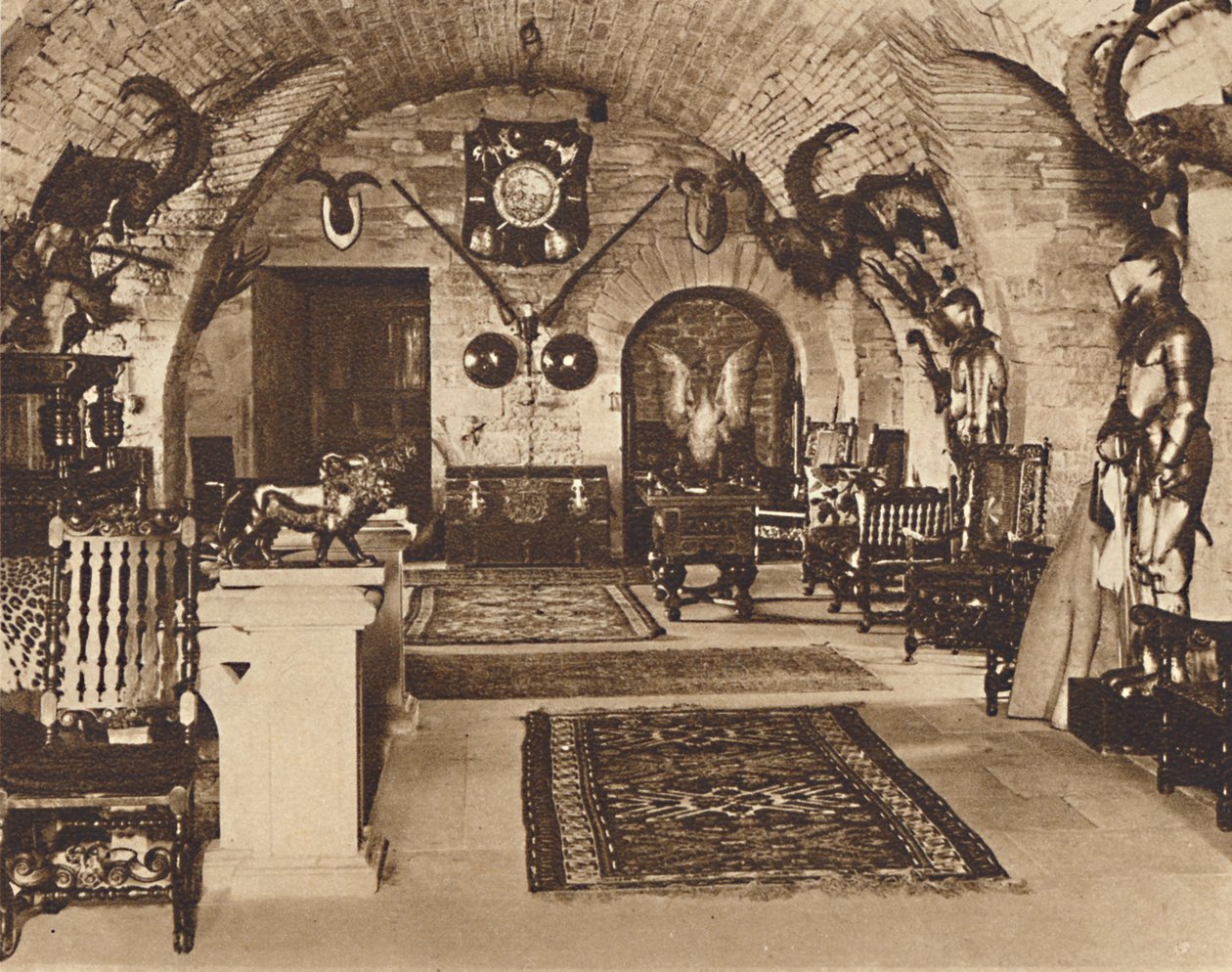 La Cripta, Castillo de Glamis, c. 1933-1937 de Unbekannt