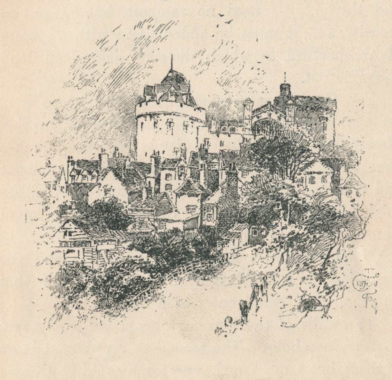 La Torre del Toque de Queda, 1895 de Unbekannt