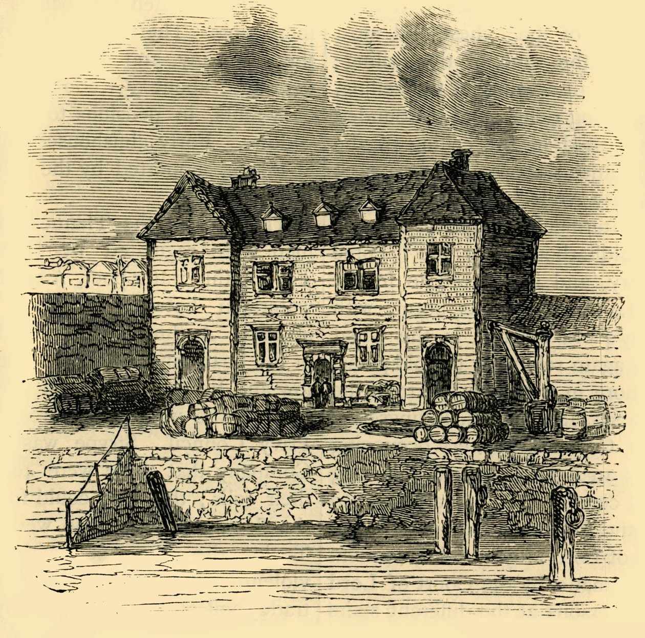 La Aduana - Época de Isabel, c1872 de Unbekannt