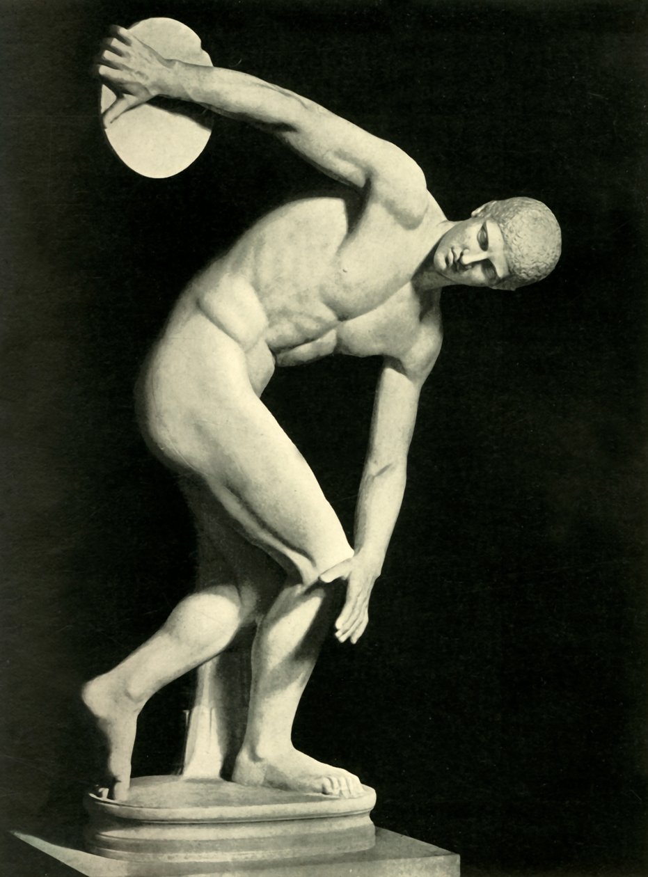 El Discóbolo de Mirón, 1908 de Unbekannt