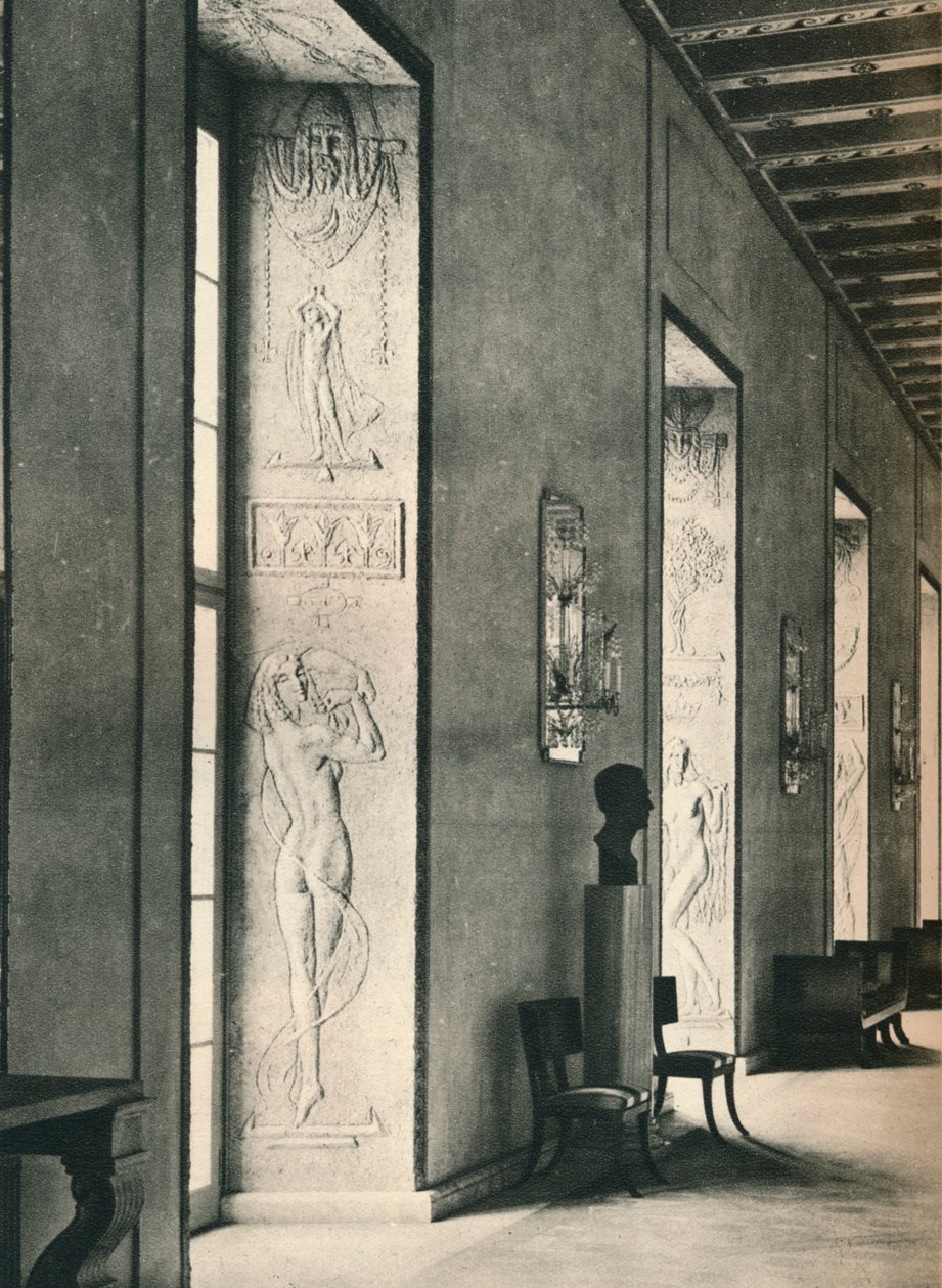 La Gran Galería en el Ayuntamiento de Estocolmo, 1925 de Unbekannt