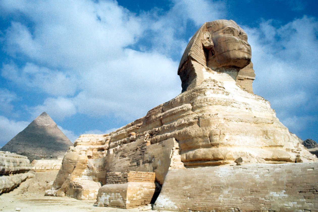 La Gran Esfinge de Giza, Egipto, siglo XX de Unbekannt