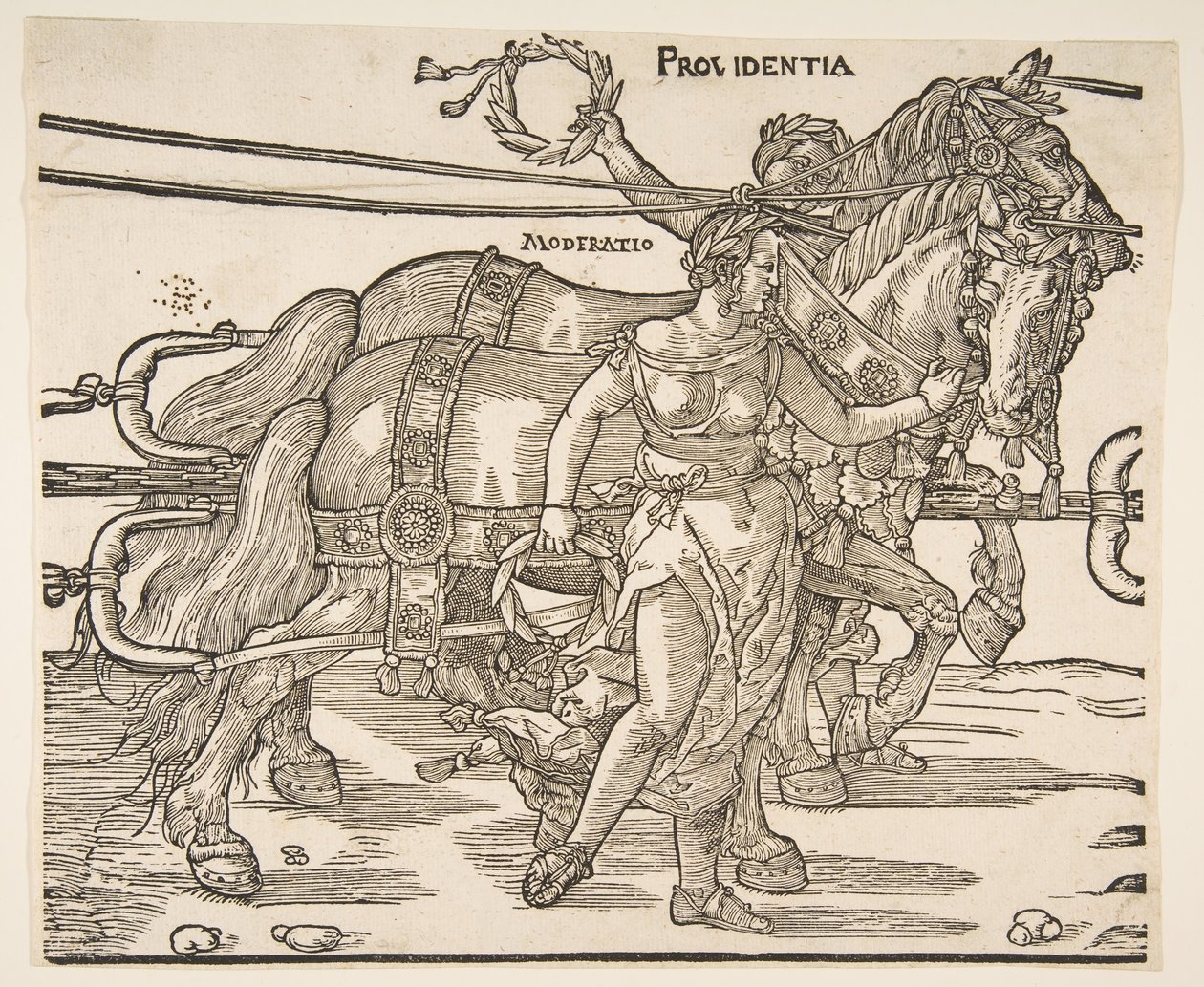 El gran carro triunfal, tercera hoja, n.d. de Unbekannt