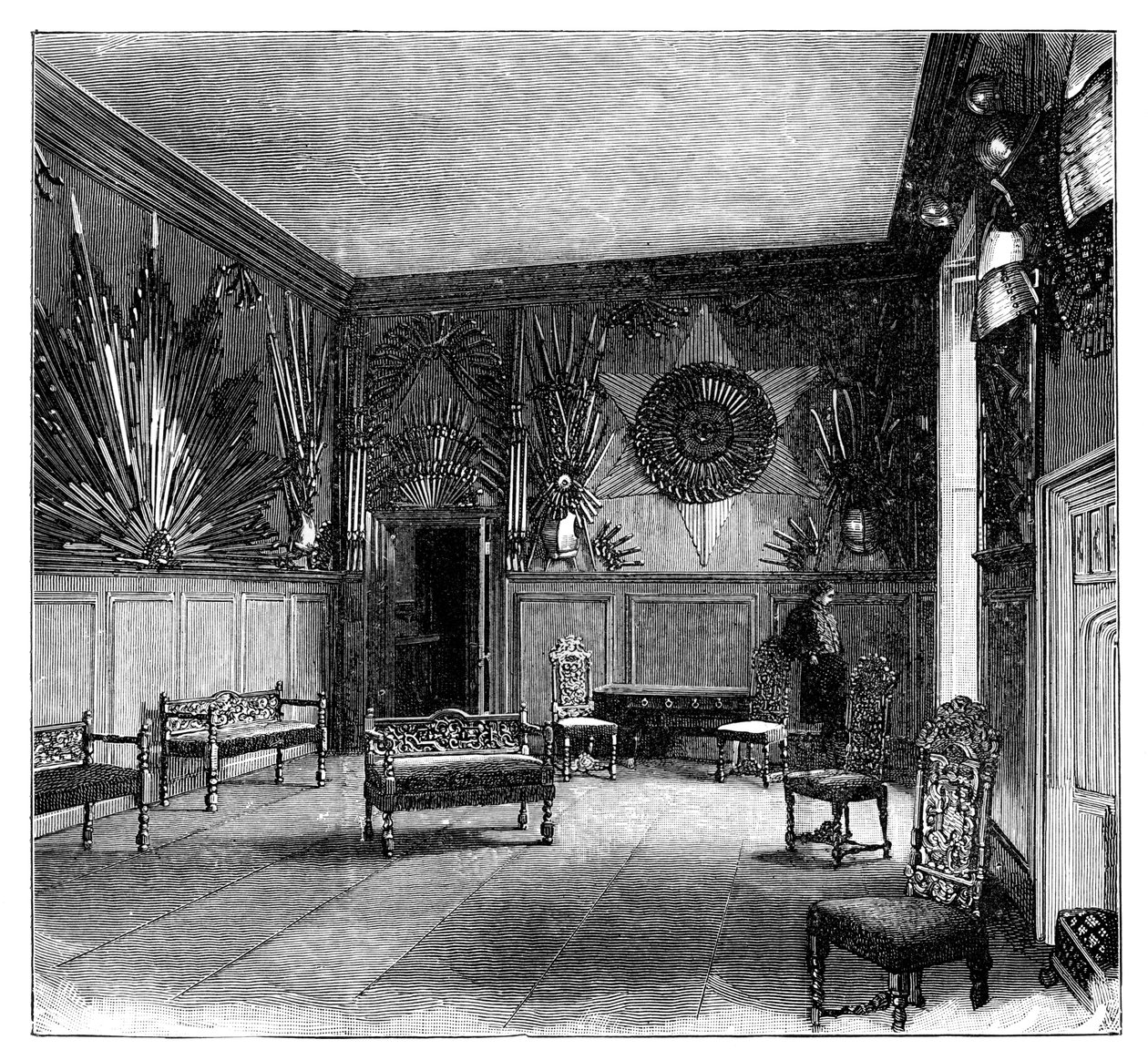 La sala de guardia, Palacio de St. James, Londres de Unbekannt