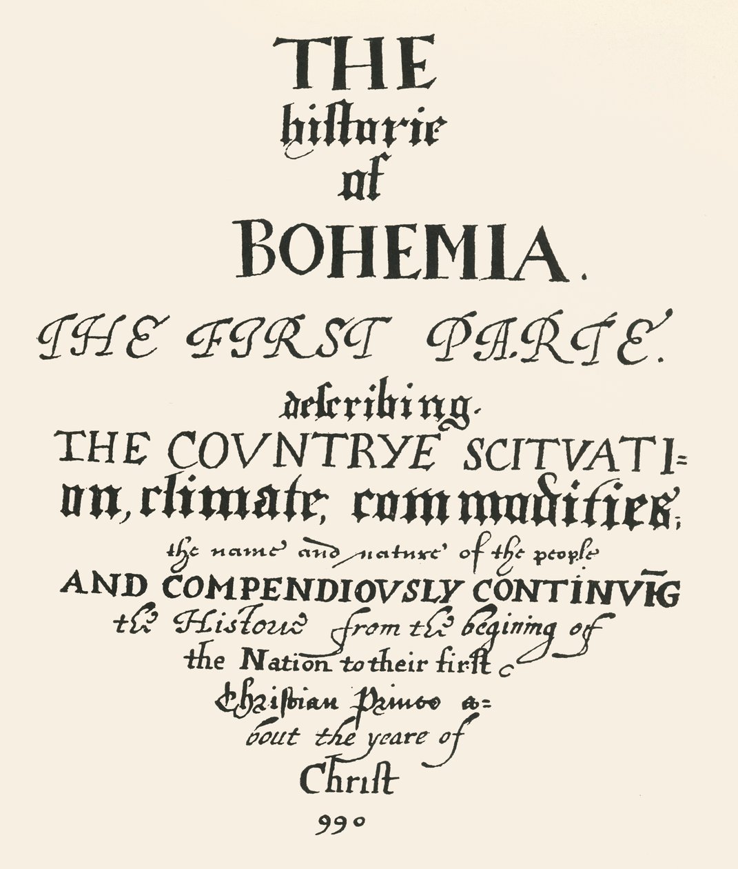 La Historia de Bohemia, 1619-1620 de Unbekannt