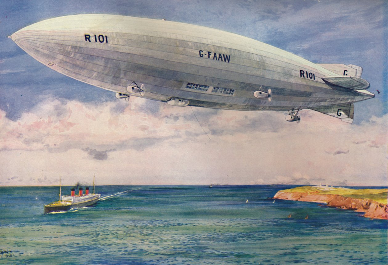 El desafortunado R101, 1927 de Unbekannt
