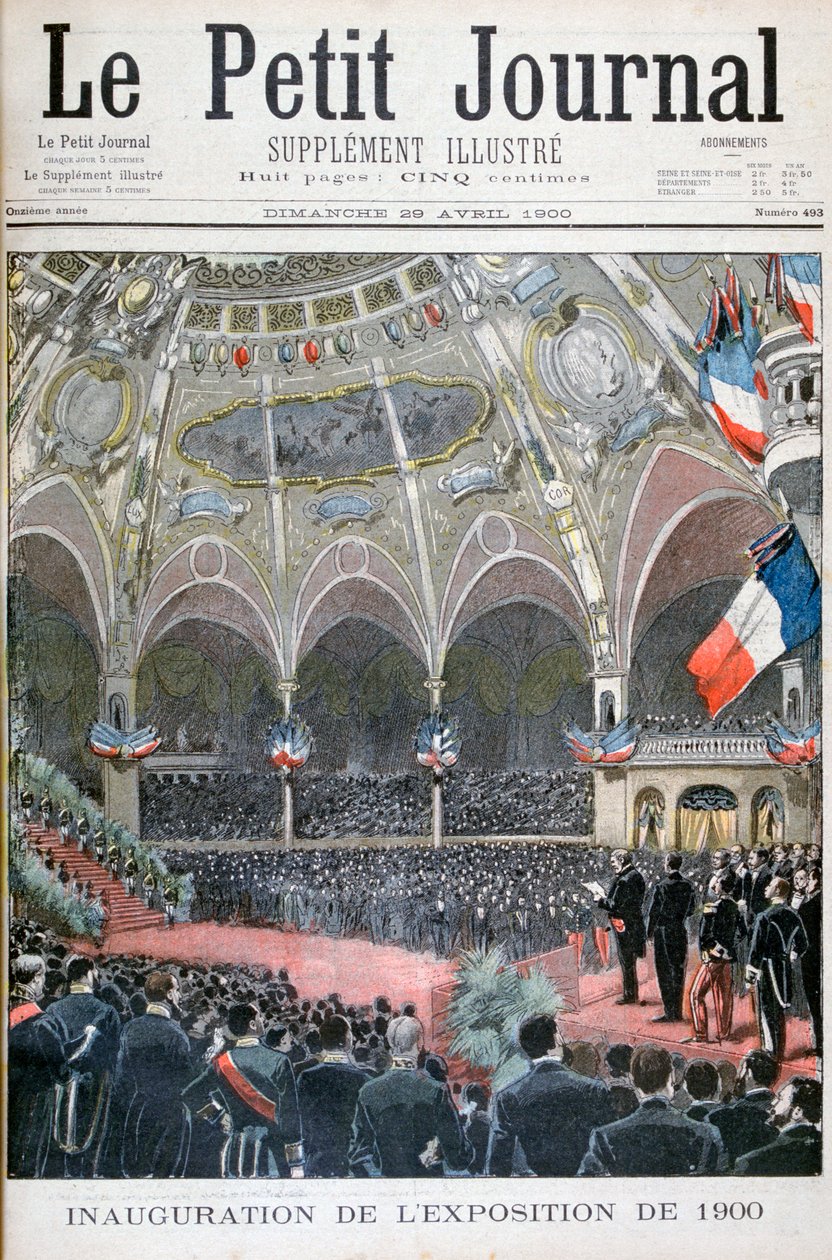 La inauguración de la Exposición Universal de 1900 de Unbekannt
