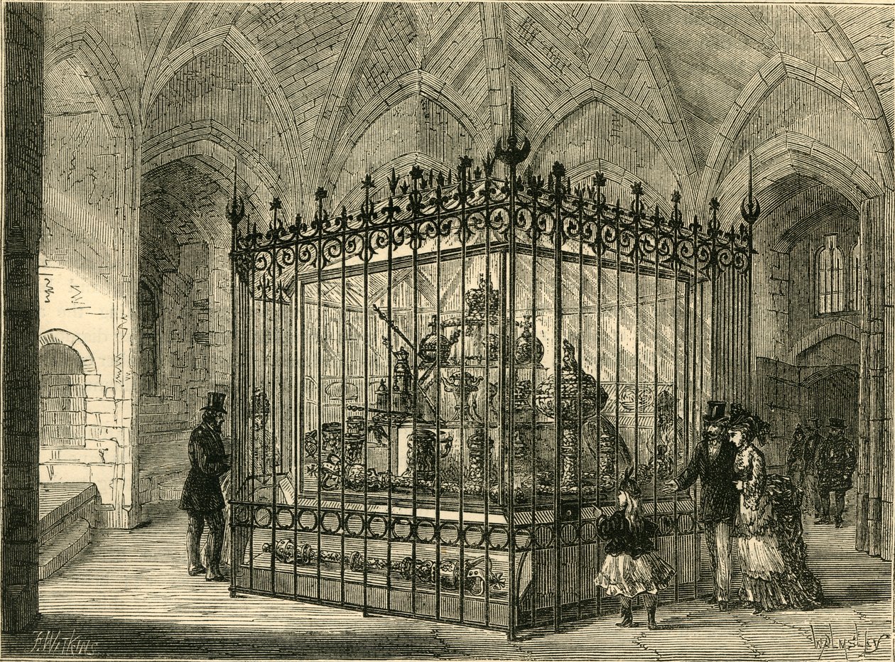 La sala de joyas en la Torre, c. 1872 de Unbekannt