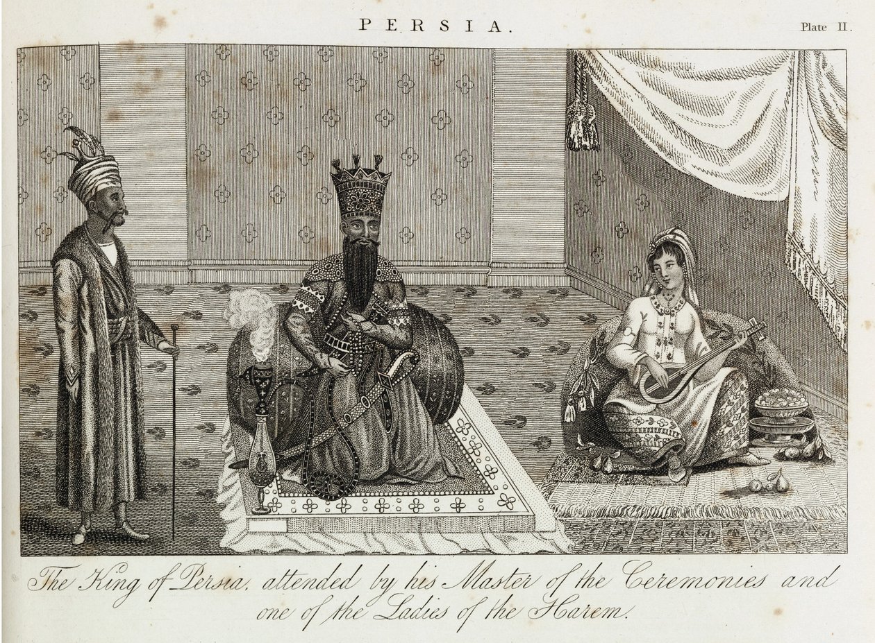 El rey de Persia, c.1810-1829 de Unbekannt