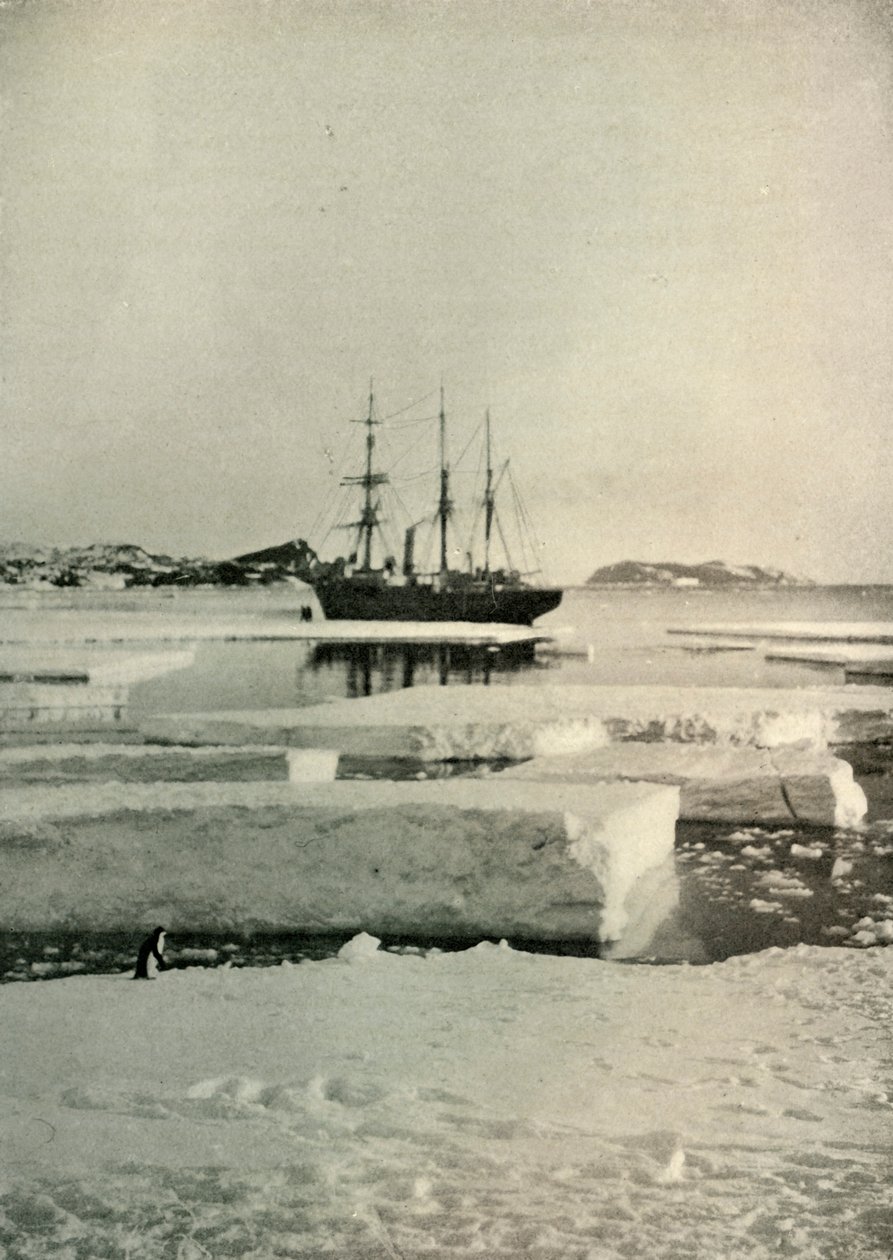 El muelle de desembarco destruido, c1908 de Unbekannt
