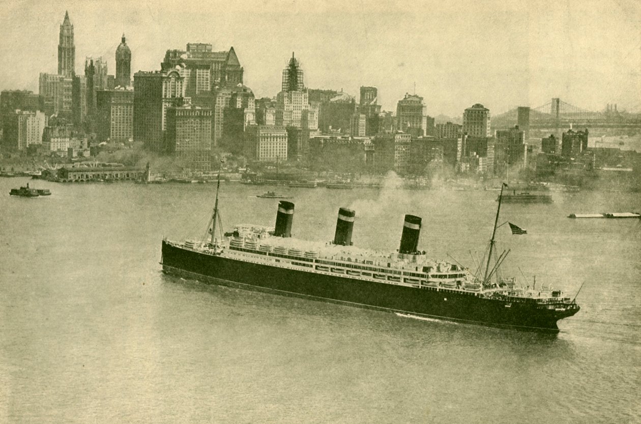 El Leviatán en Nueva York, c1930 de Unbekannt