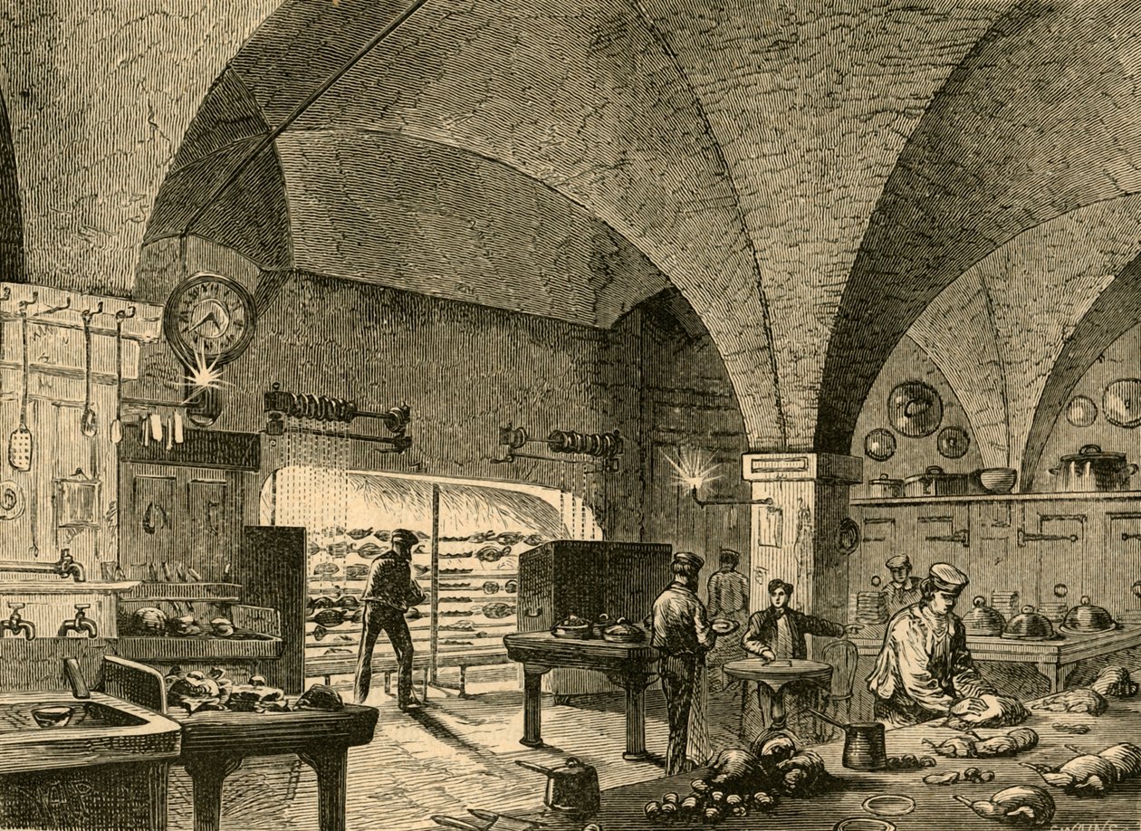 La cocina de la Casa de la Mansión, 1897 de Unbekannt