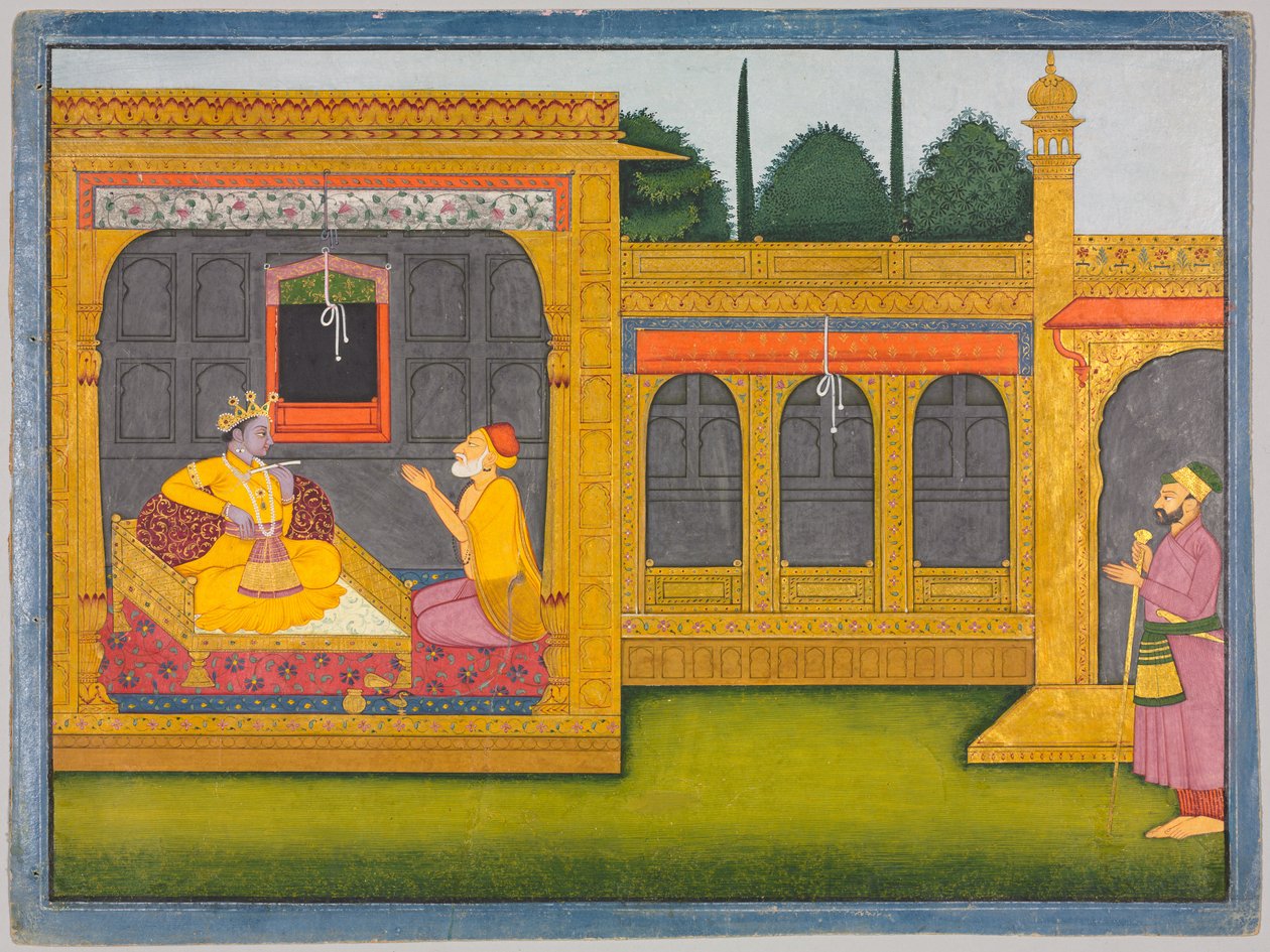 El matrimonio de Rukmini [Mangal], 1775 de Unbekannt