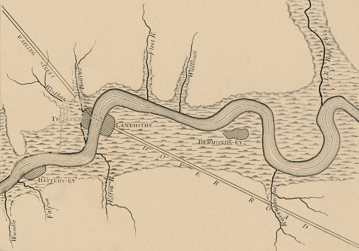 Los pantanos del Londres temprano, 1908 de Unbekannt