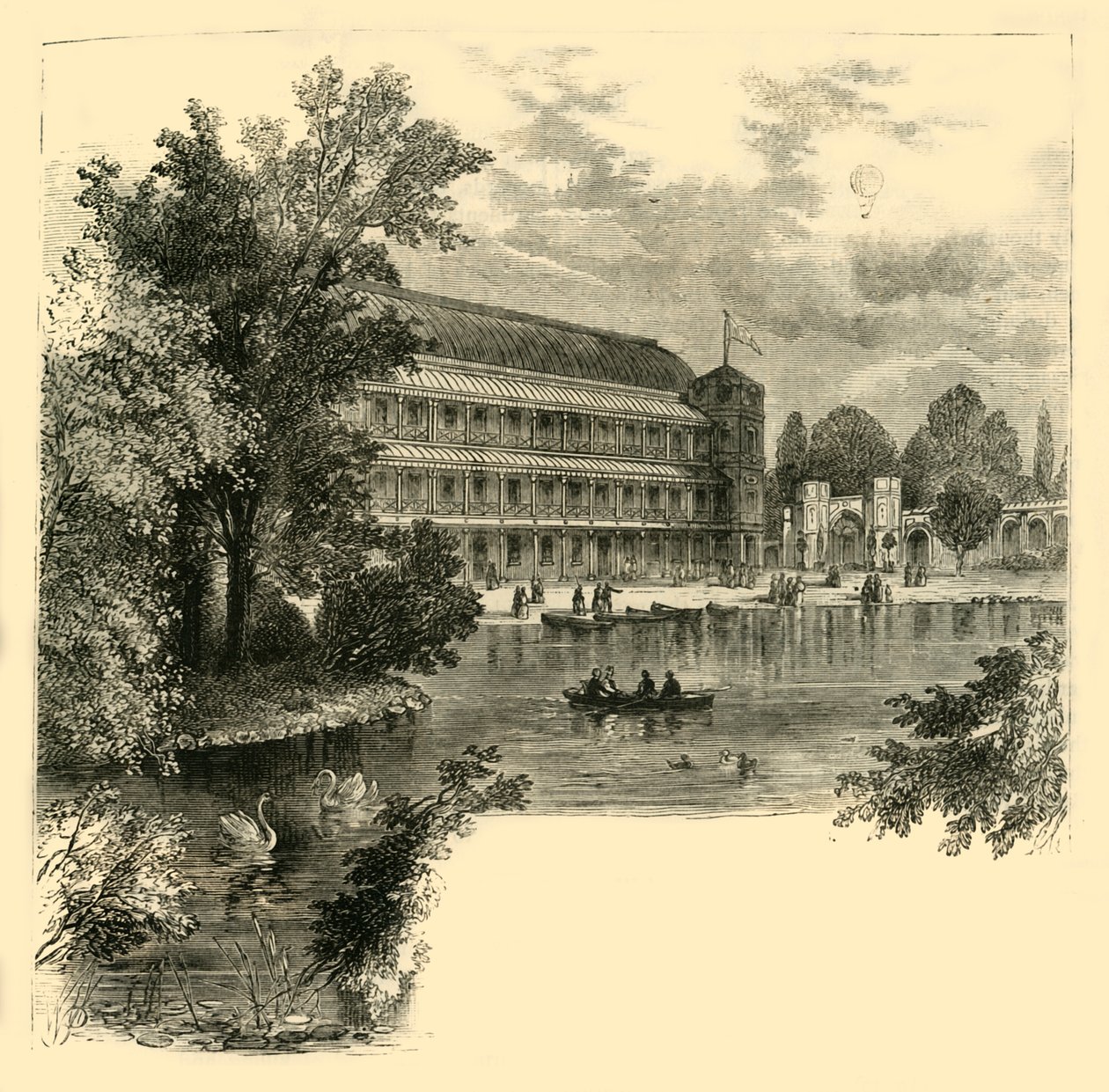 El Music Hall, Surrey Gardens, c1878 de Unbekannt