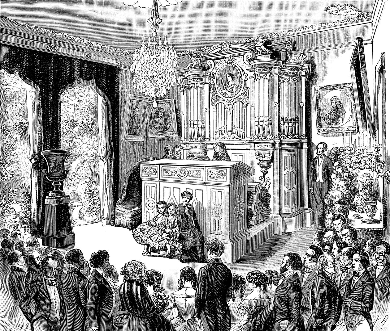 La velada musical en Pauline Viardot-Garcia de Unbekannt
