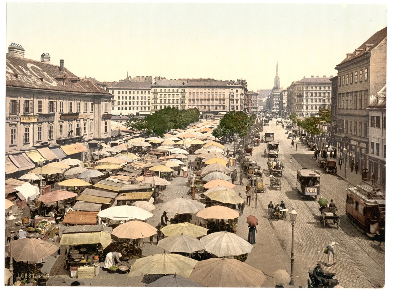 El Naschmarkt, Viena de Unbekannt