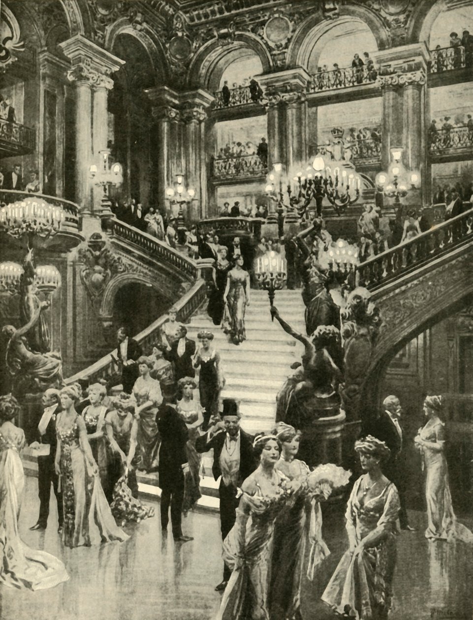 La Ópera en París, 1910 de Unbekannt