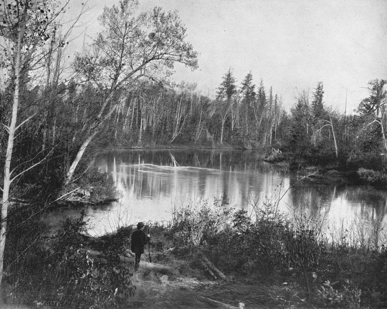 El Río Peshtigo, Wisconsin, EE.UU. de Unbekannt