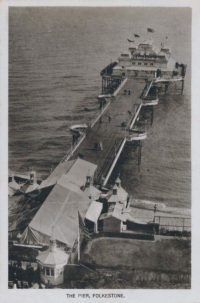 El Muelle, Folkestone, finales del siglo XIX-principios del siglo XX de Unbekannt