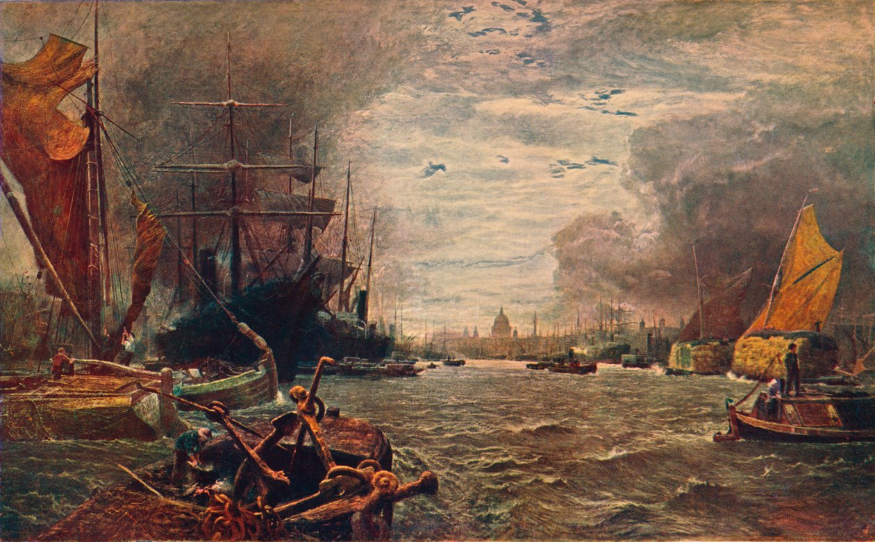 El estanque de Londres de Unbekannt