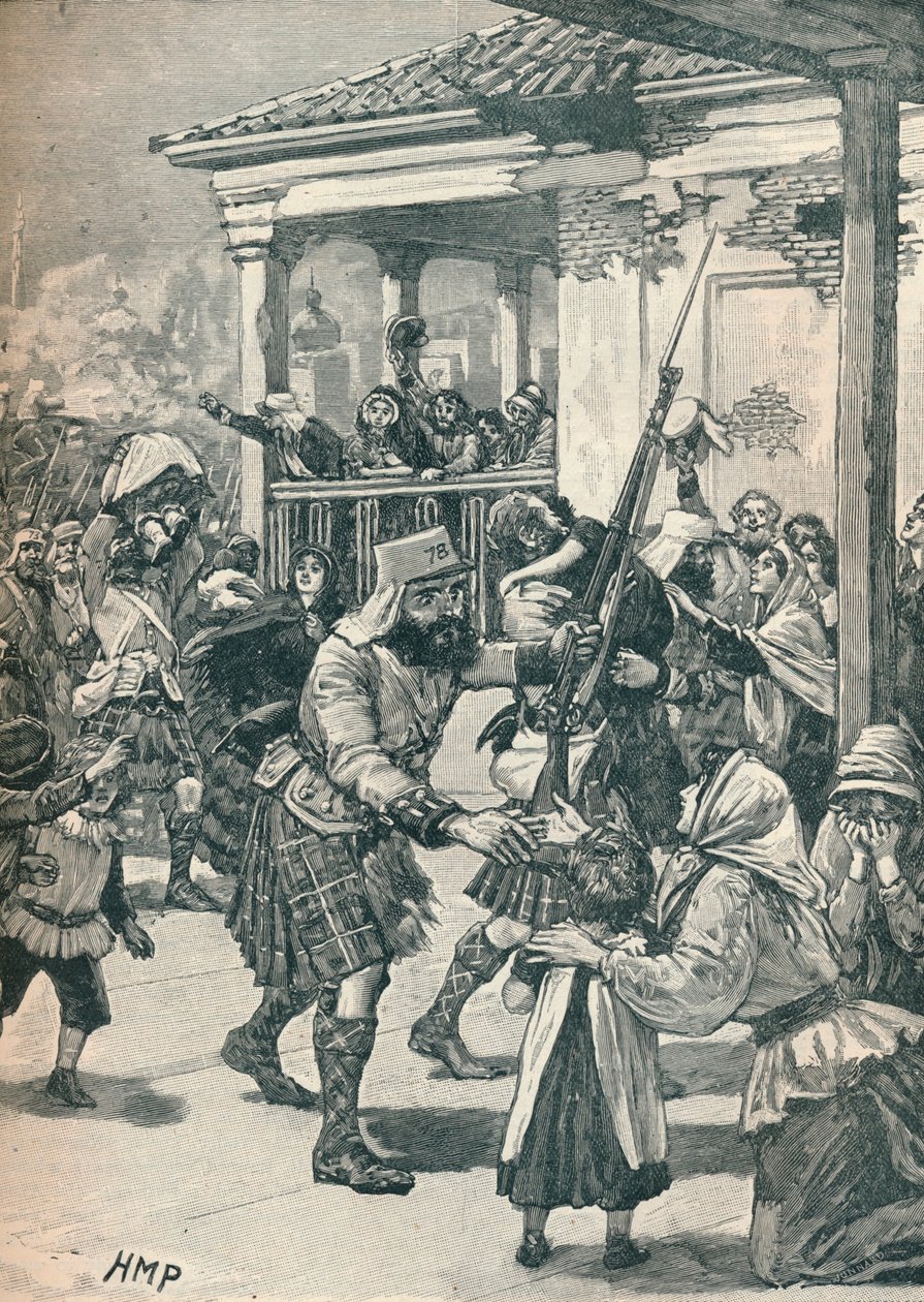 El alivio de Lucknow, 1857 1906 de Unbekannt