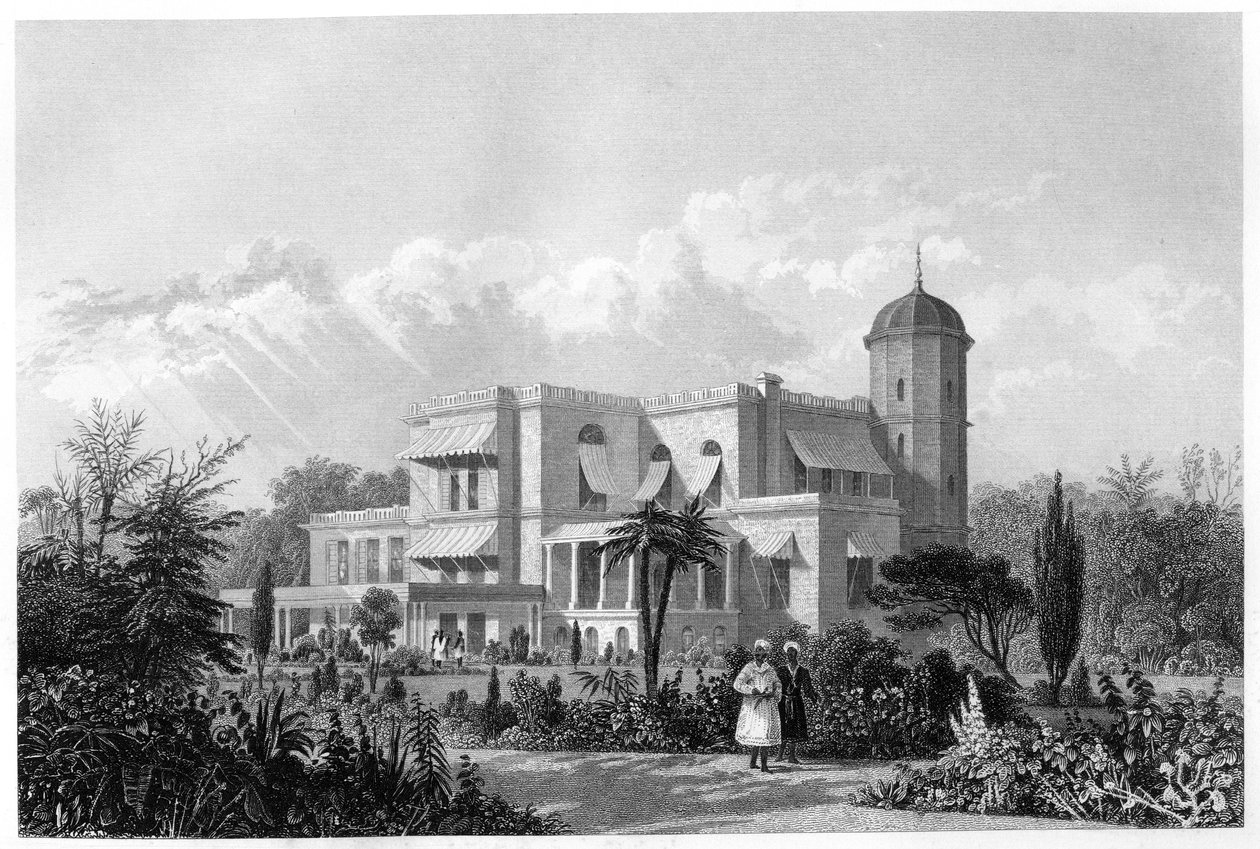 La Residencia, Lucknow, India, c1860 de Unbekannt