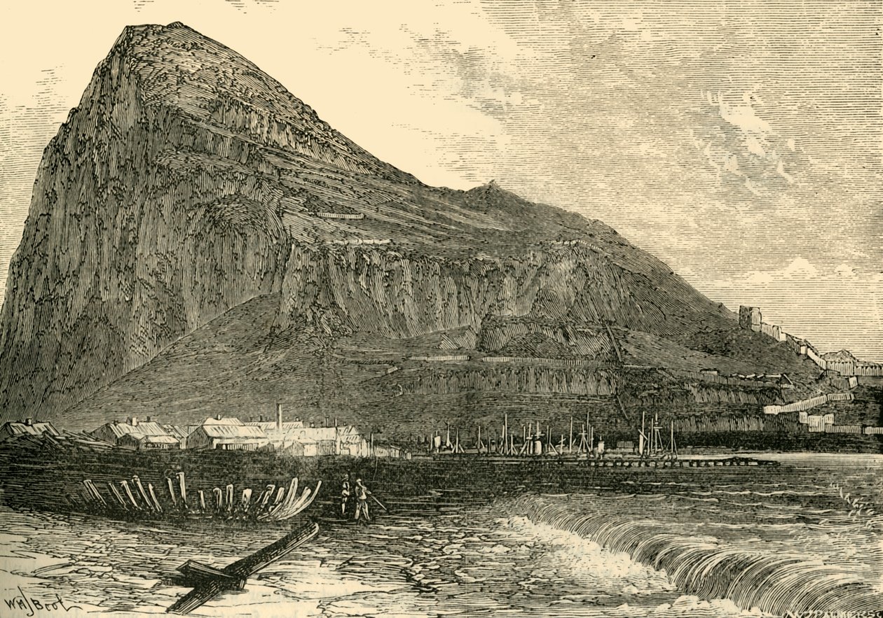La Roca de Gibraltar de Unbekannt