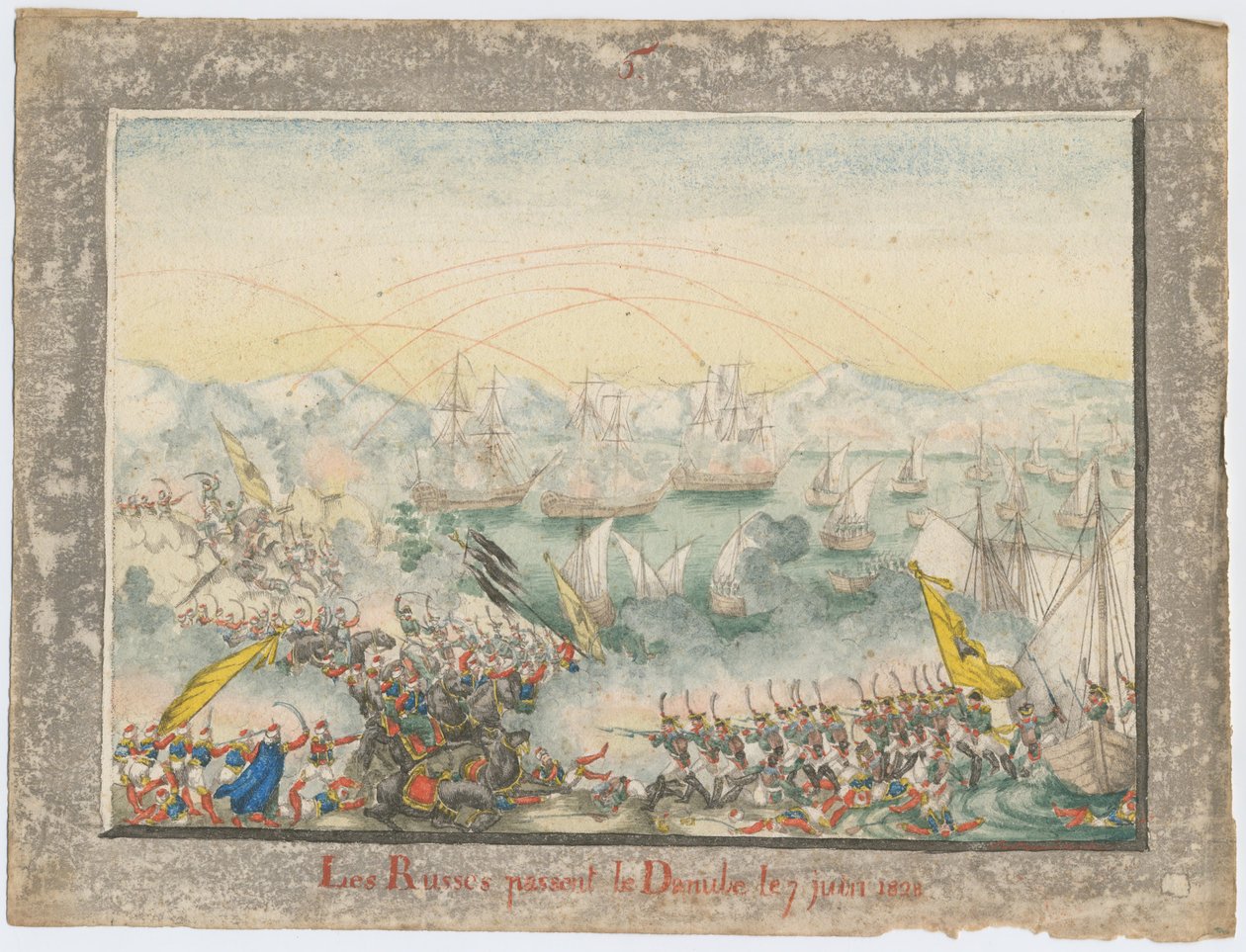 Los rusos cruzaron el Danubio en 1828 de Unbekannt