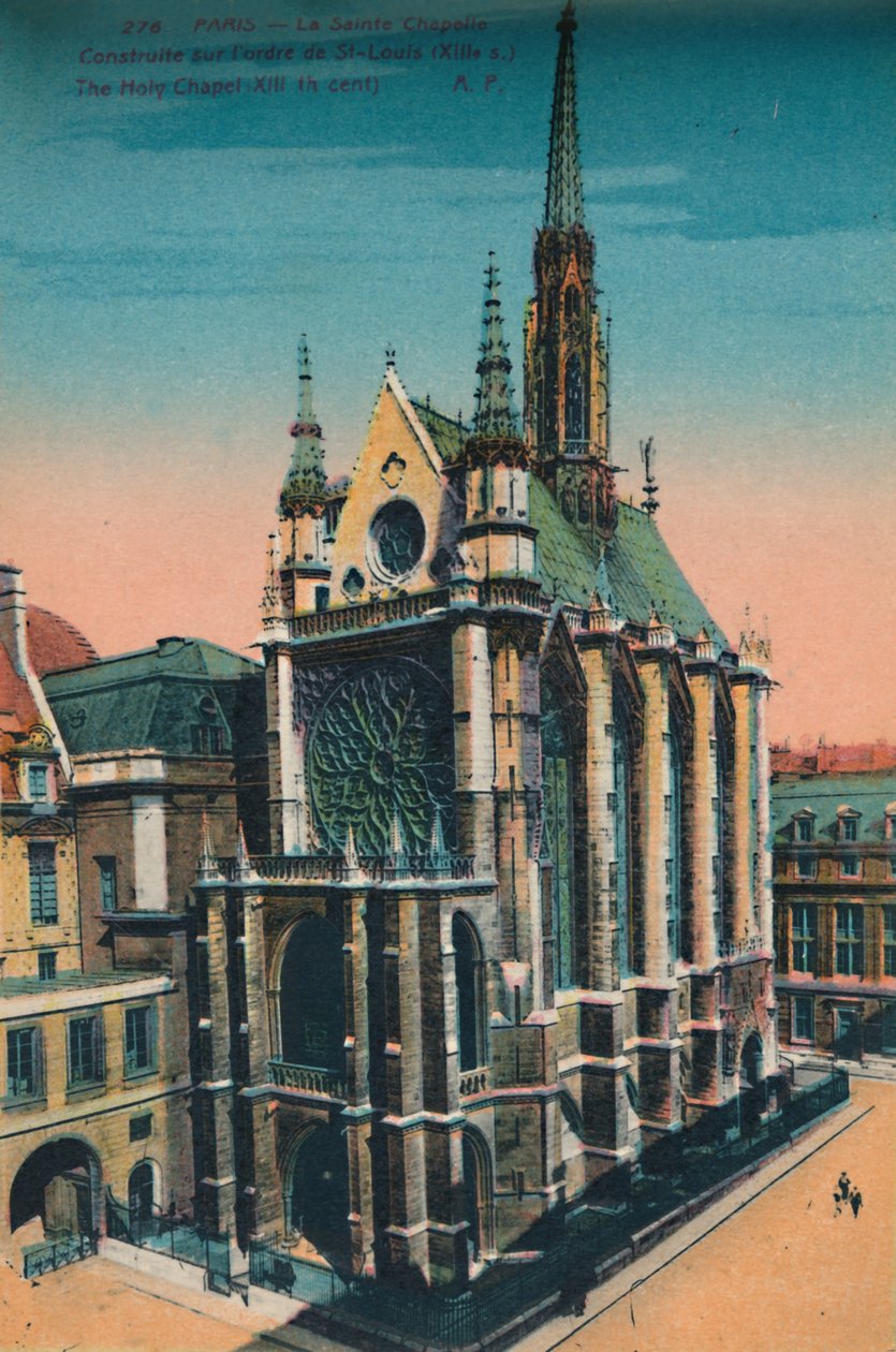 La Sainte-Chapelle, París, c1920 de Unbekannt