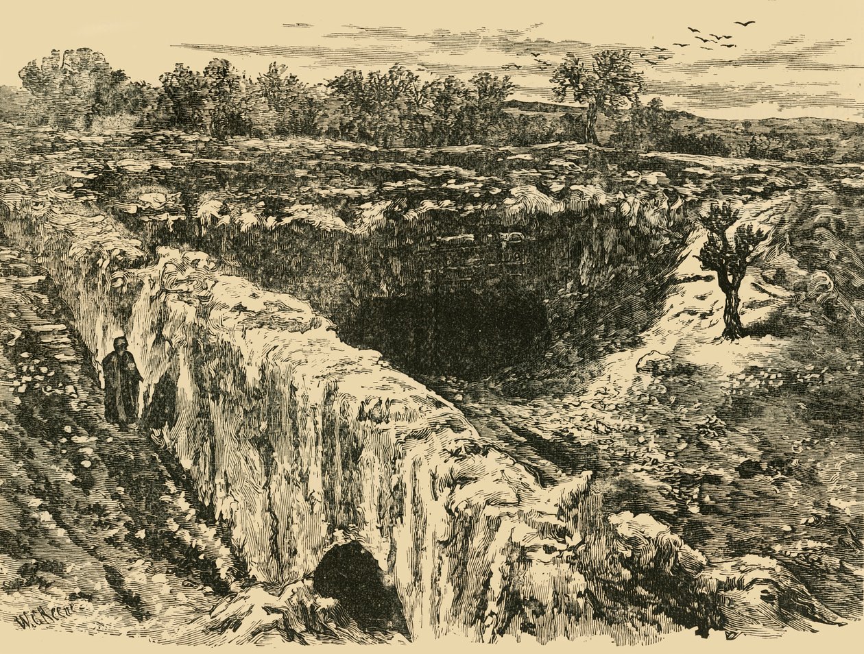 Los Sepulcros de los Reyes en Jerusalén, 1890 de Unbekannt