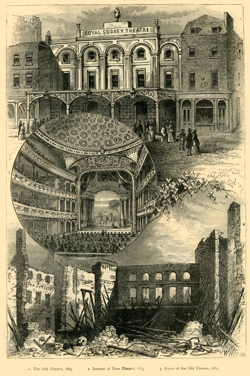 El Teatro de Surrey, c1878 de Unbekannt