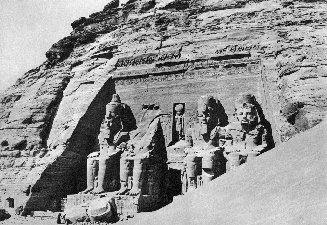 El Templo de Abu Simbel, Egipto, 1936 de Unbekannt