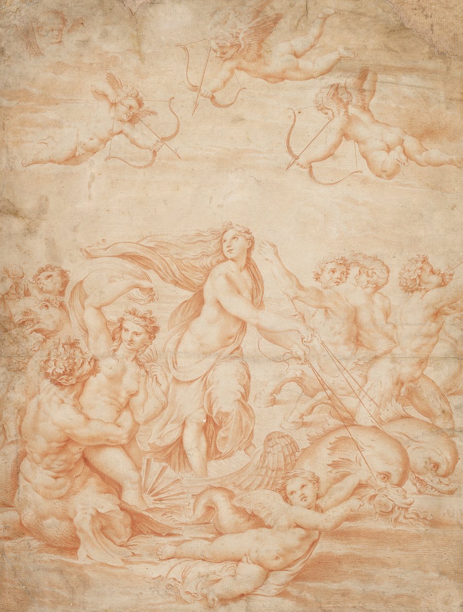 El triunfo de Galatea, siglo XVI de Unbekannt