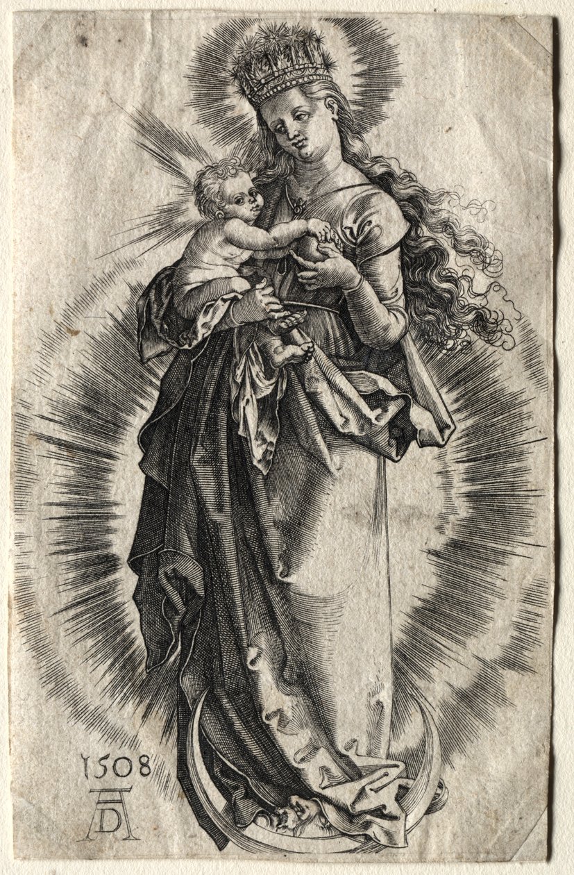 La Virgen con la corona de estrellas de Unbekannt