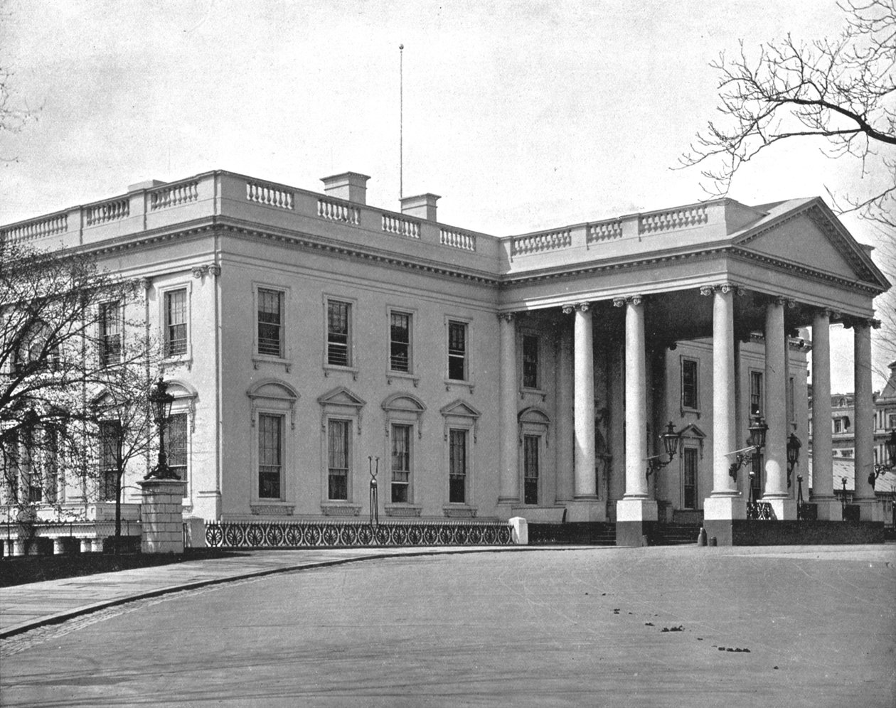 La Casa Blanca, Washington DC, EE.UU., c. 1900 de Unbekannt