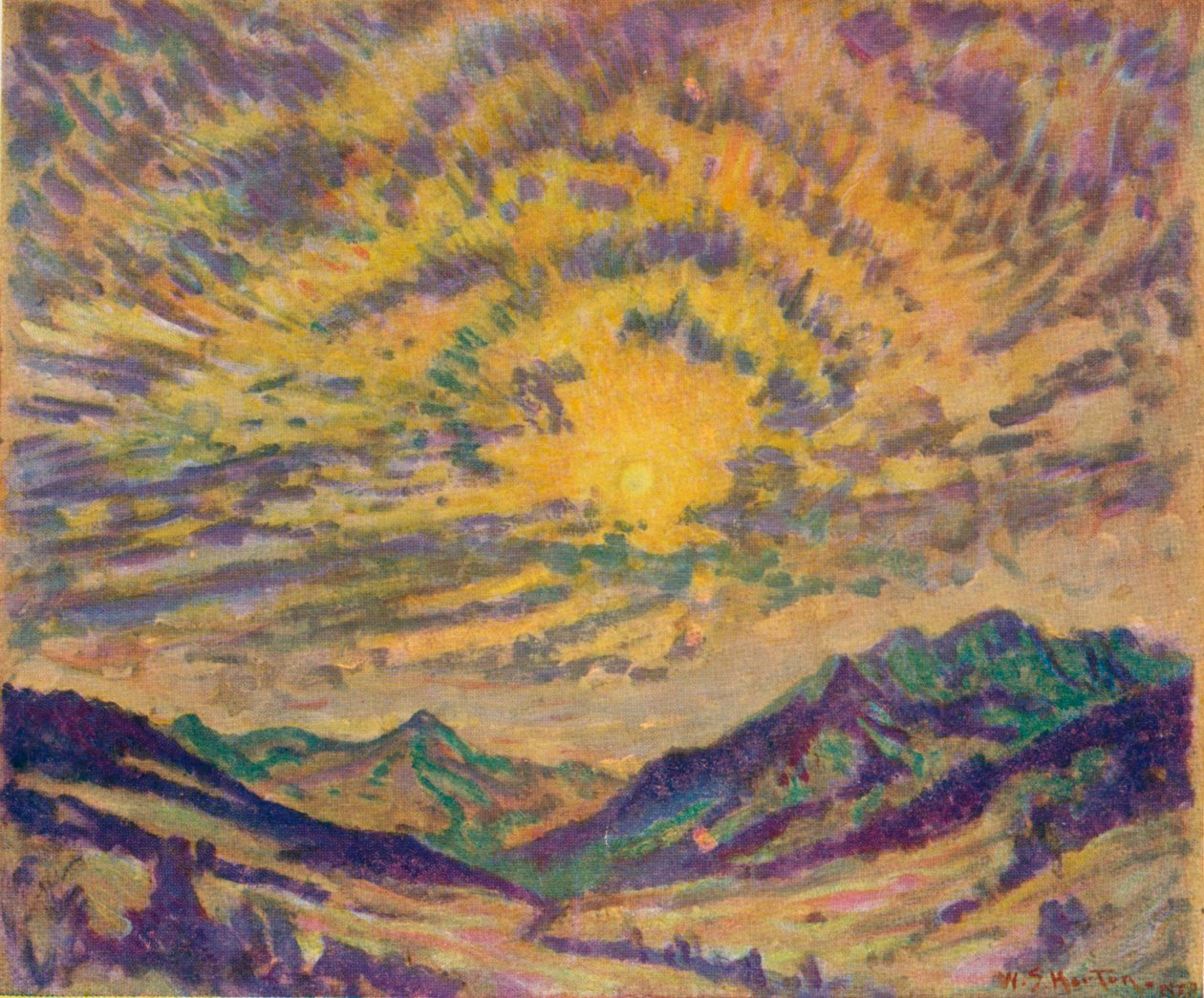 El sol de invierno, c1885-1925, 1925 de Unbekannt