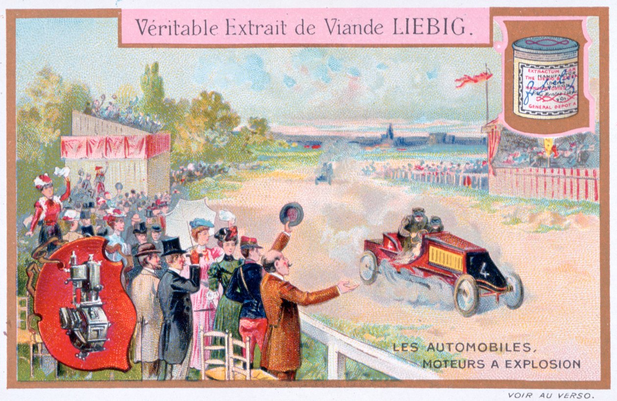 El motor de encendido por chispa del automóvil, 1890-1910 de Unbekannt