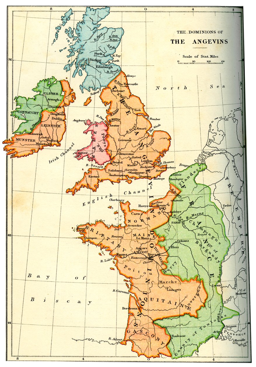 Los dominios de los Angevinos, 1892 de Unbekannt